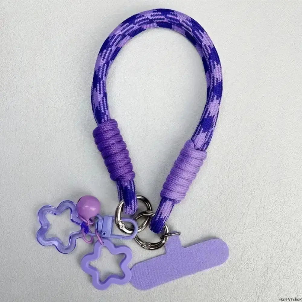 2026 New Dopamine Style Star Anti-Lost Wrist Lanyard Keychain - Cute Cartoon Mobile Phone Strap, Keychain Accessories, Compact Size, Durable, Universal-Size Trendy Bag Charm, Ideal Daily Decor & Gift for Her, Cutecore, Casual, Fashion