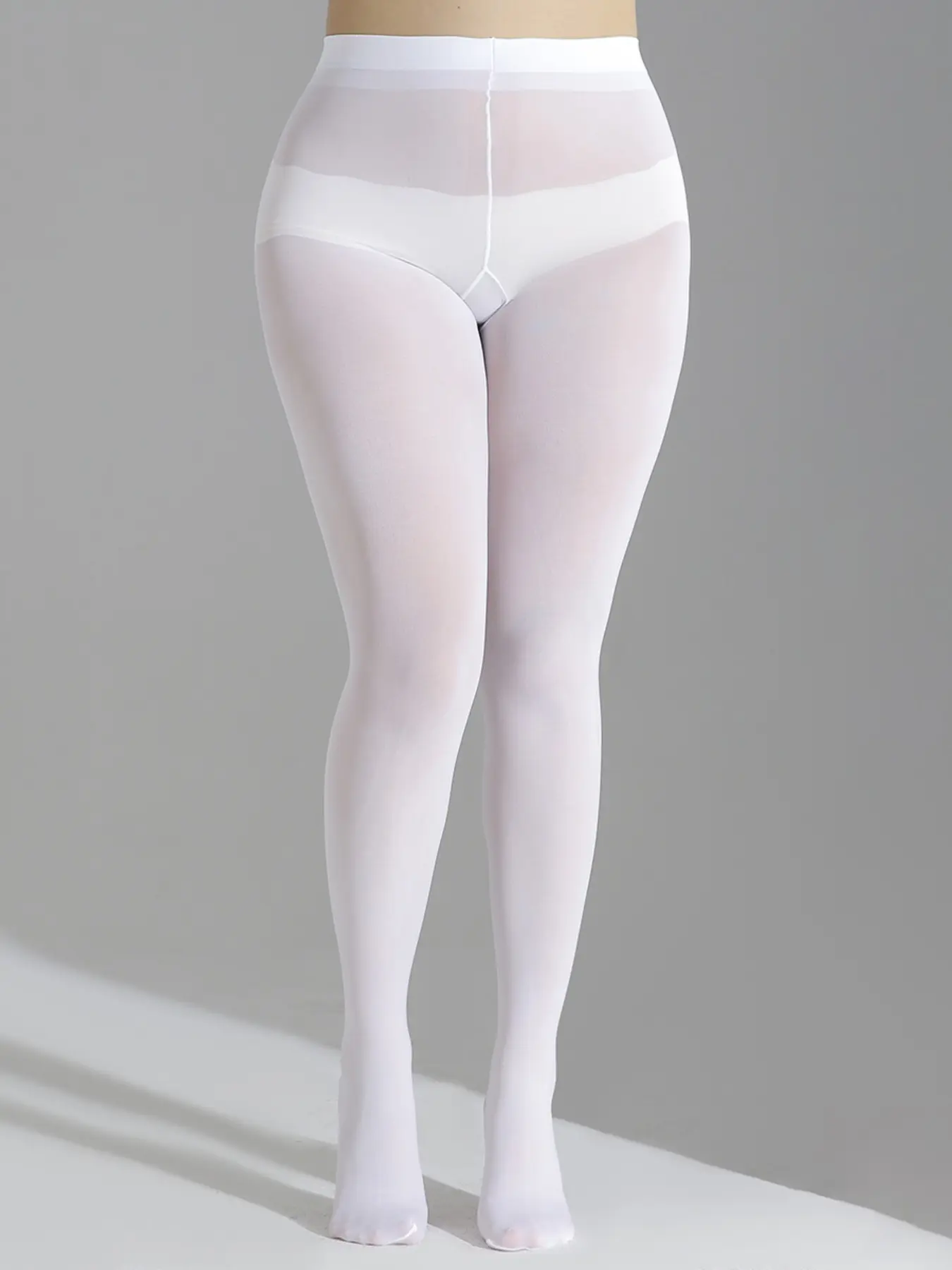 Women's Fashion Underwear Plus Size Stockings, Plain High Waist Tights, Multiple Sizes and Colors, Suitable for Everyday, Casual, Dates, All Seasons
