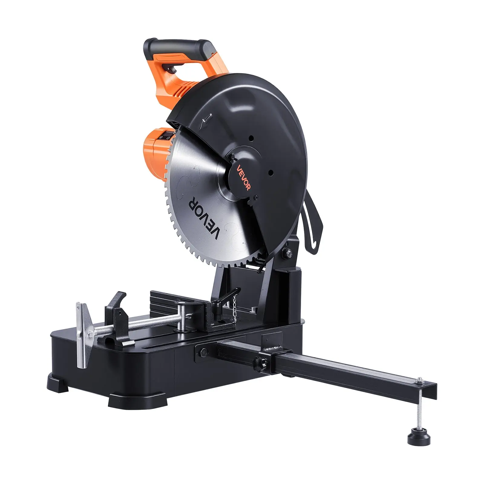 【Summerfinds】VEVOR Chop Saw, 14-inch Stainless Steel Cold Cut Blade, 3500 W Powerful Brushless Motor, 750-1200 r/min Adjustable Speed, Metal Cutting Chop Saw for Metal Square and Flat Tubes, Steels (240V/60HZ)