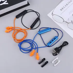 Imitation Labor Protection Ear Plugs Wired Bluetooth earplugs Headset For Work Noise Suppression Hearing Protection