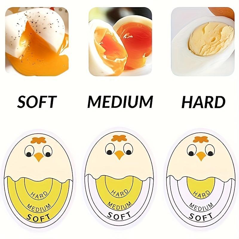Egg Timer and Egg Holder, Kitchen Fun Soft Boiled and Hard Boiled Egg Timer in or Random Colors, Easy to Read for Perfect Cooking, Home