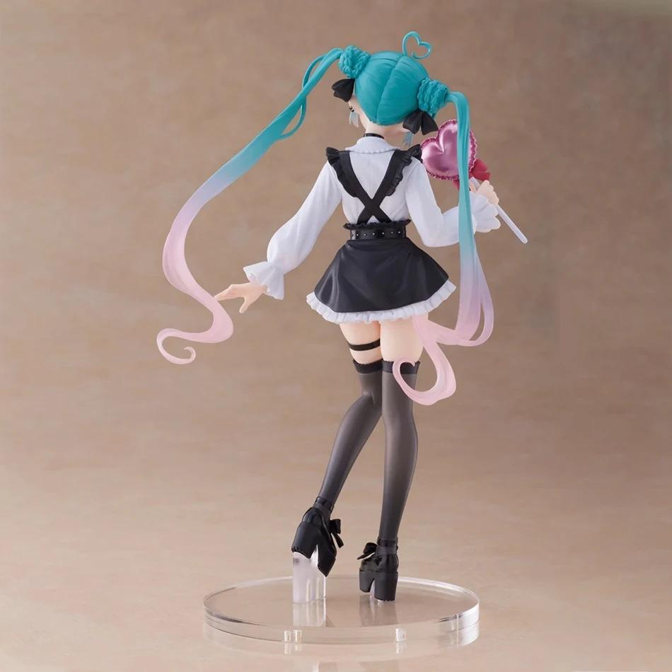 19cm Sexy Girl Hatsune Miku Anime Figure Fashion Subclture Miku Action Figure Room Decorations PVC Collection Model Doll Toys
