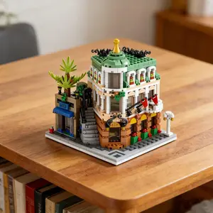 3D Creator Townhouse Hotel STEM Kit, for 6 7 8 9 10 11 12 13 14 Year Old Kids Teens Adults Durable ABS Mini City Street View Cafe Assembly Toy Room Decor Desk Ornament Birthday Gifts 2026 Hot Sale TikTok Finds