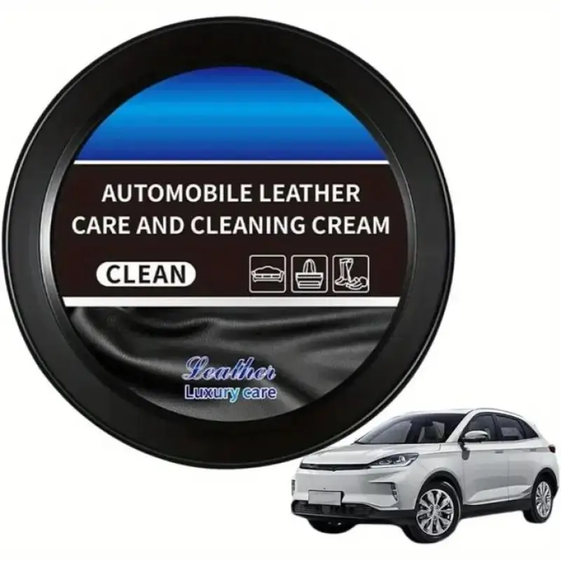 Leather Care Cleaning Paste Multifunctional Leather Polishing Care Cream Lasting Effect Car Interior Refinisher Wash-free