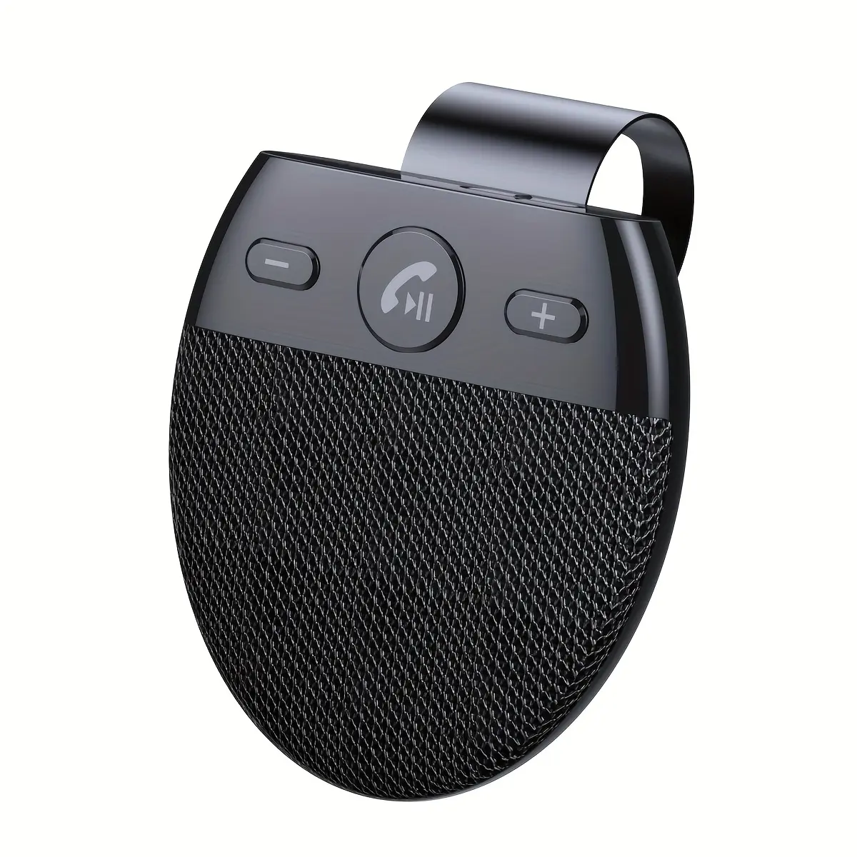 V5.0 Wireless Car Speakers for Driving - Sun Visor-Mounted Mobile Accessory, Hands-Free Mic, Auto-Power On Music Player, Audio & Surround Sound, Fits on Car Sun Visor, Not Water Resistant