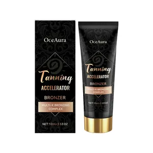 Skin Darkening Cream, Outdoor Summer Sun Enhancer, Soft Glossy Moisturizing Body Care, Hydrating Beauty Cream for Smooth Skin, Single Item Packaging