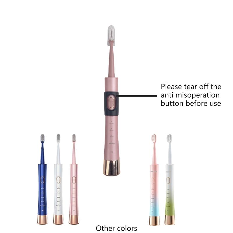 Electric Toothbrush Set, 1 Set Rechargeable Sonic Teeth Cleaning Toothbrushes Including 7 Replacement Brush Heads, Oral Care Products for Adults, Rechargeable Electronic Toothbrushes