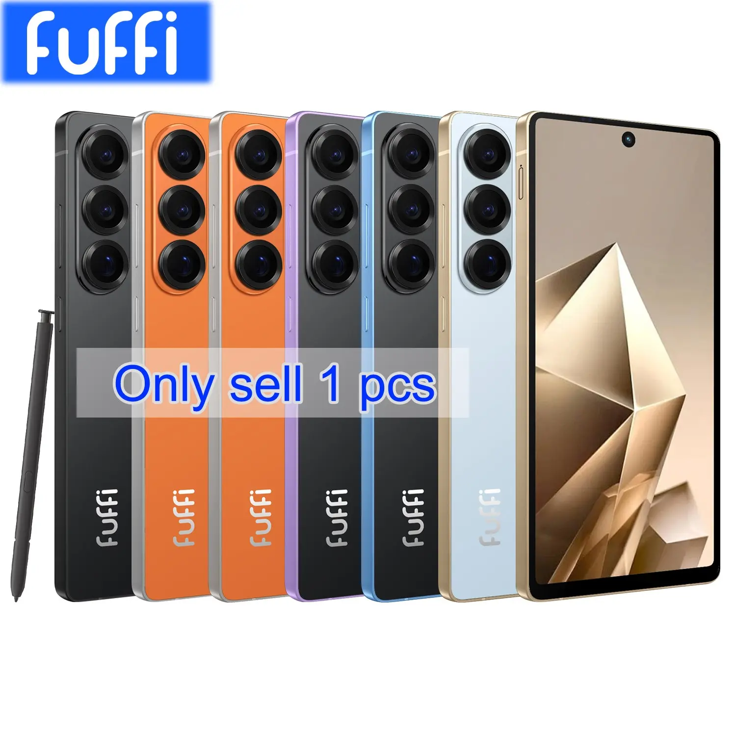 Fuffi Smartphone, 6.8-Inch Screen, 6+64GB, Android 12.0, 8mp Front + 20mp Rear Camera, 4100mah Battery, 4g Network, Dual Sim, GPS