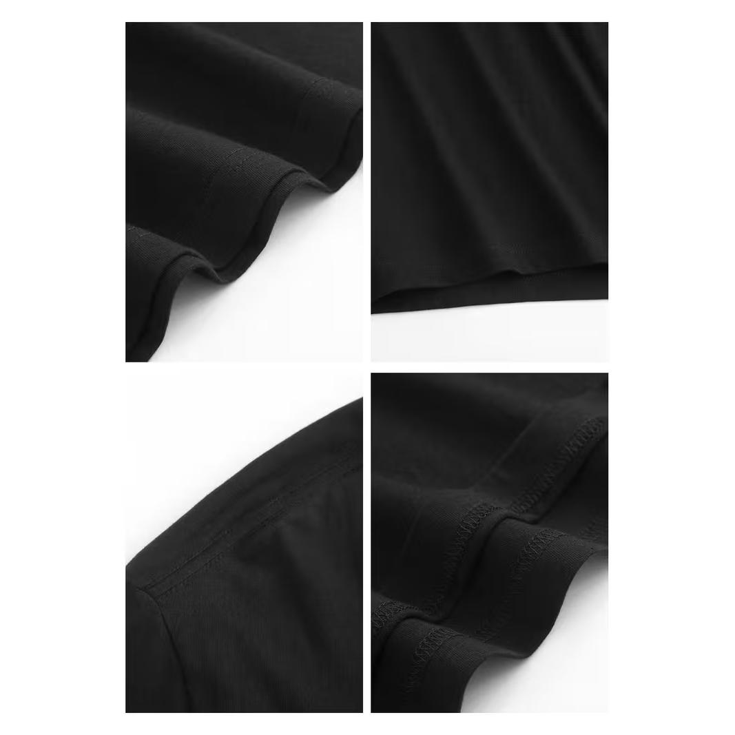 Men'S Casual Crew Neck T-Shirt With Leopard Print Star Design - Soft Polyester,