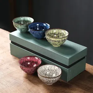 Yao Bian Jian Zhan Gong Fu Tea Set Single Cup, Coffee Mug, Traditional Ceramic Teaware, Handcrafted Design, Perfect for Tea Lovers