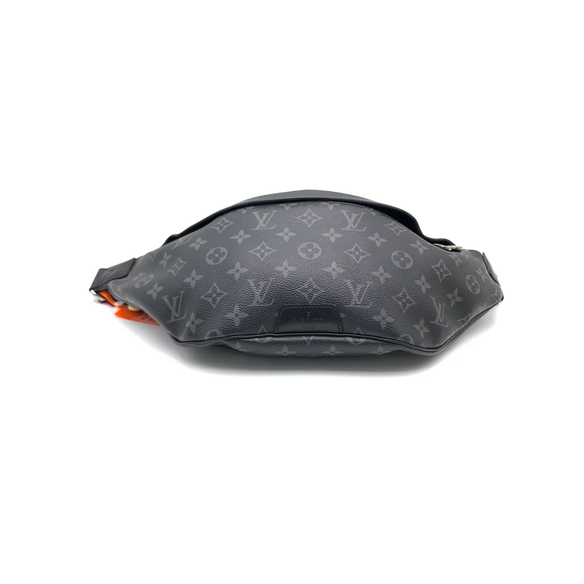 Pre-owned LV black monogram waist bag/10022586 fashionable, casual and versatile