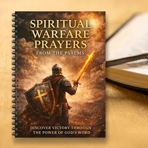Spiritual Warfare Prayers From the Psalms, Find Strength and Protection, Devotional Guide for God's Covering and Wisdom, Christian Inspiration Book