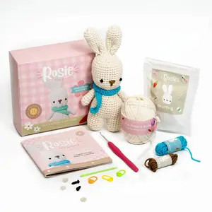 Complete Crochet Kit - Boho  Design, Knit Loom,  & Adults Beginner Kit - Step-by-Step Video Tutorial