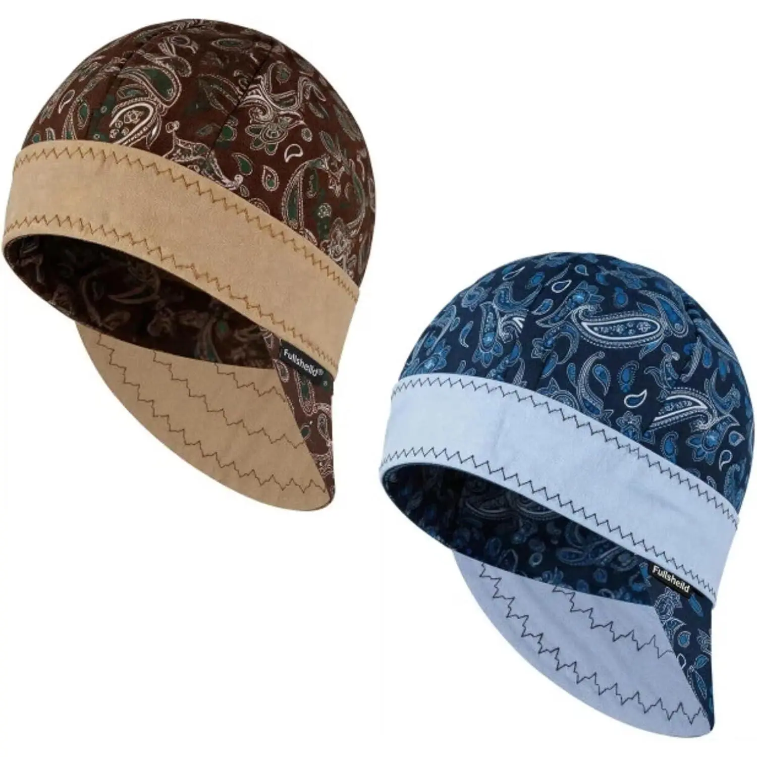 Men's Reversible 6-Panel Lightweight Printed FR Welder Hat - CAT 2 Protective, Breathable Deep Cap, Multiple Sizes, Iron Workshop Accessory, Ideal Gift