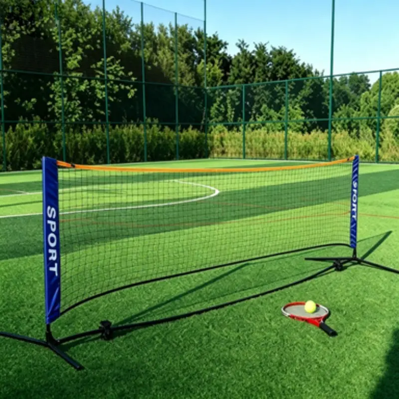 1pc Portable Badminton Net,Sport Training Foldable Badminton Tennis Net for Indoor Outdoor Backyard Court Beach,Sports Nets for Tennis,Pickleball,Volleyball Only Net