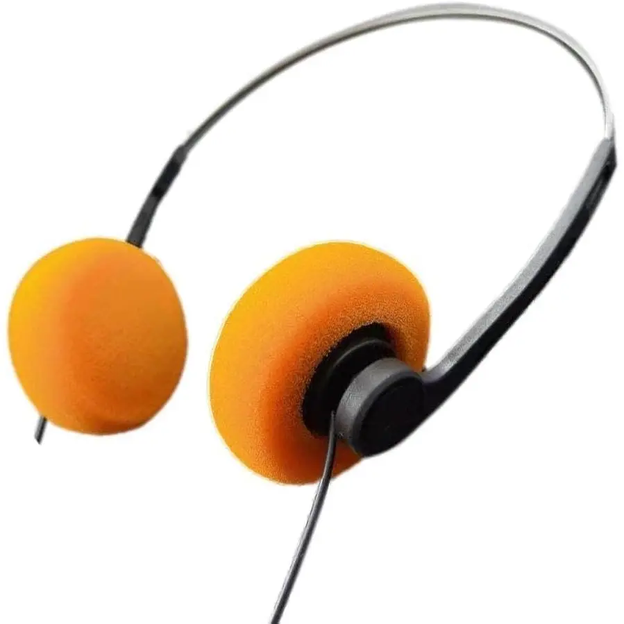 Retro Over-Ear Headphone, Feelings Underwire Headphones,Retro Lightweight Earphones,Hi-Fi Stereo Earphone Headset,Headphone,for  Mobile Phones Playback Pevices Headphones (Orange)