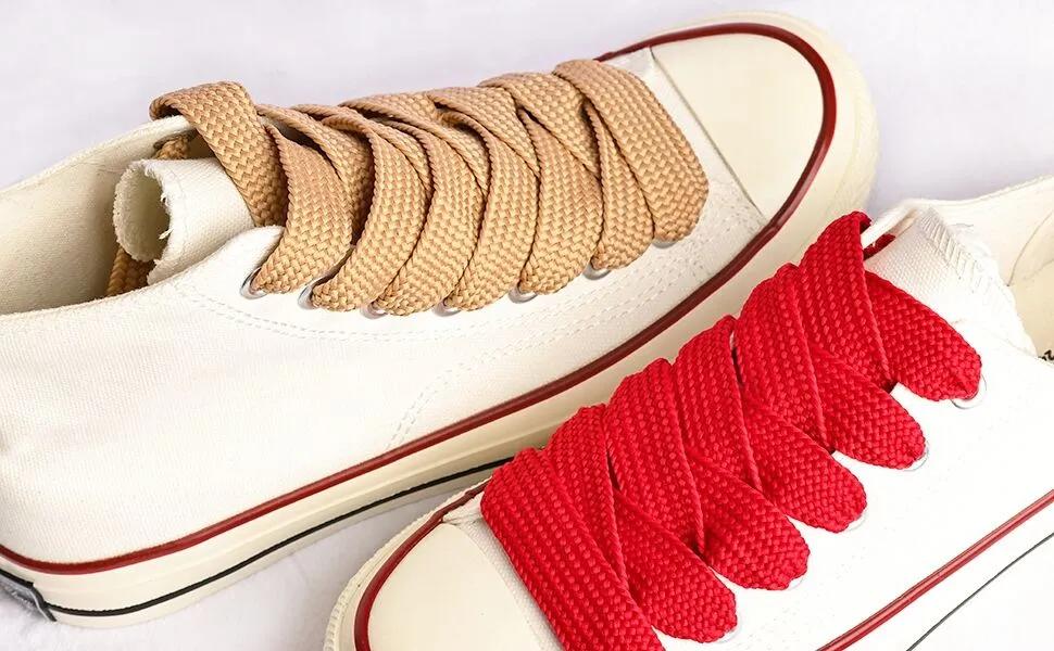 THE WELL KEPT 2 Pairs 3/4'' Fat Laces for Sneakers, 36''-63''Length Jumbo Thick Shoe Laces Replacement Laces