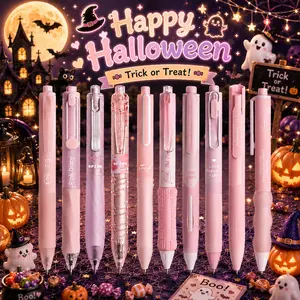 10 retractable gel pens with 0.5mm fine tips. They are well-made with black ink, delivering smooth writing and quick-drying marks. Ideal for the back-to-school season, exams, office work and daily stationery use.