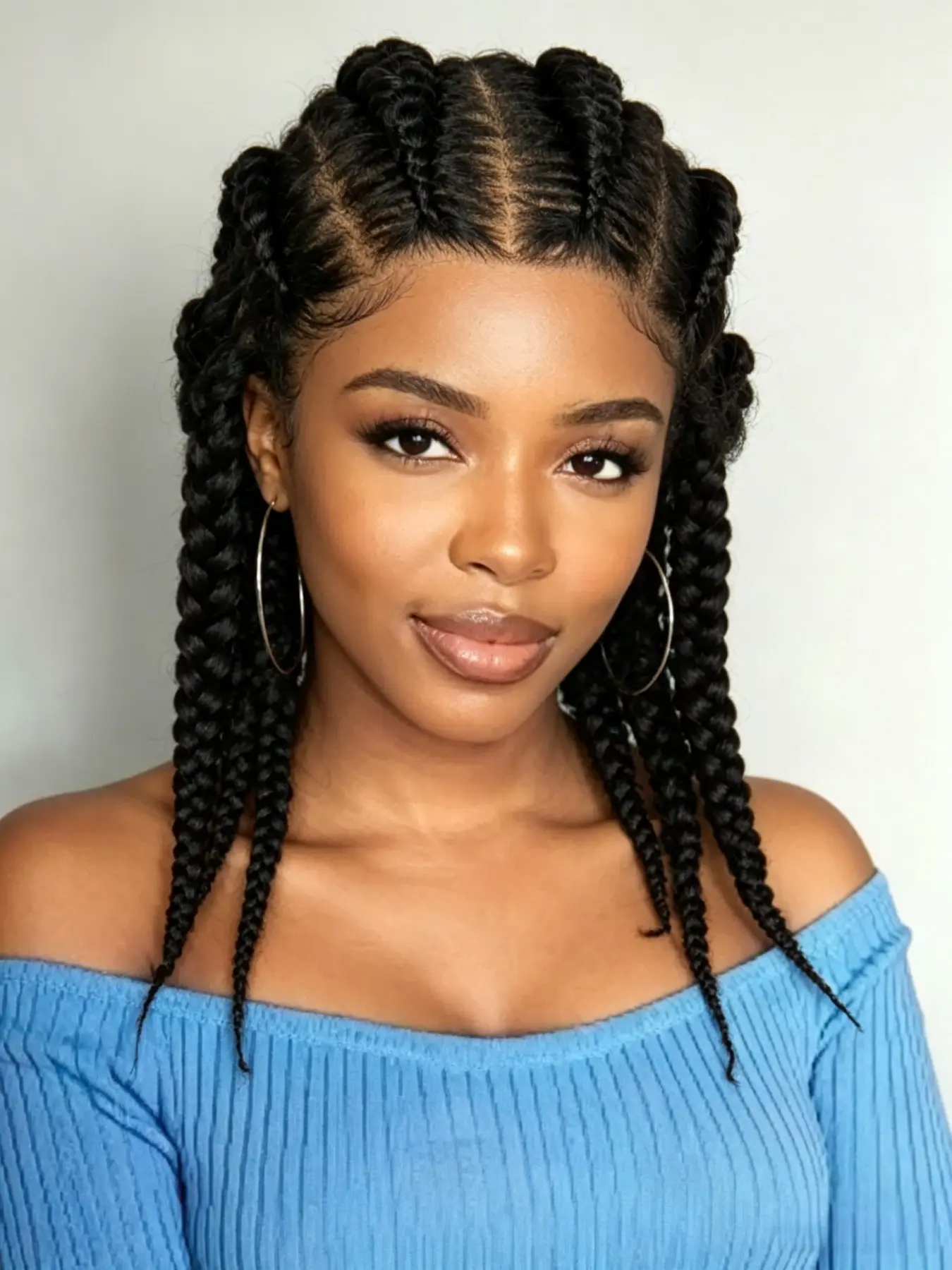 Full Lace Short Thick Braids Wig, 14 Inch Length, Natural Hairline, No Shedding, Stylish and Comfortable Hairstyle Accessory, Braided Lace Wigs
