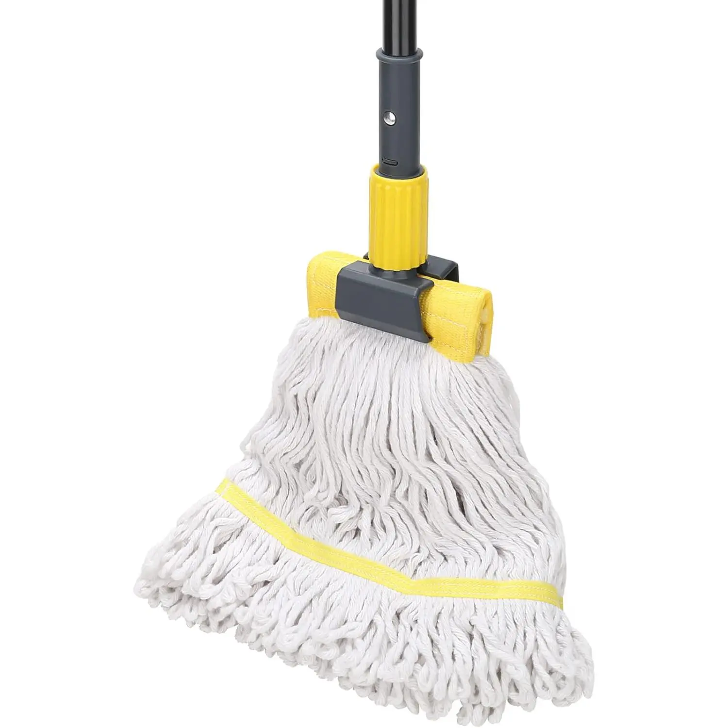 Commercial Mop Heavy Duty Industrial Mop,60" String Wet  Mops | Long Handle,for Floor Cleaning,,Kitchen,Office,Garage and Concrete/Tile Floor