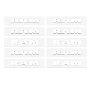 10pcs Car Interior Sticker, Creative Emblem Badge Sticker, Waterproof, for Dodge Durango RAM 1500 Charger Caliber Journey Demon Nitro Challenger