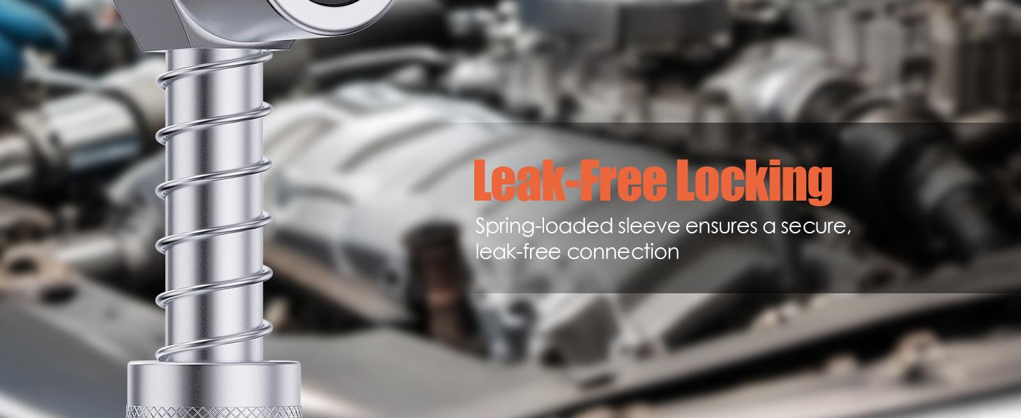 THE WELL KEPT 90 Degree Grease Gun Coupler Adapter - Right Angle Grease Gun Fittings for Tight Spaces, High-Pressure Grease Gun Nozzle Tip – 3-Jaw Spring-Lock for Standard Grease Fittings