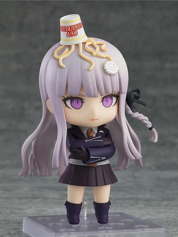 （Free shipping）10cm Q version Danganronpa Kirigiri Kyoko Movable Face Change No.2625 Collectible Decoration Desktop Birthday Christmas Gift Toy