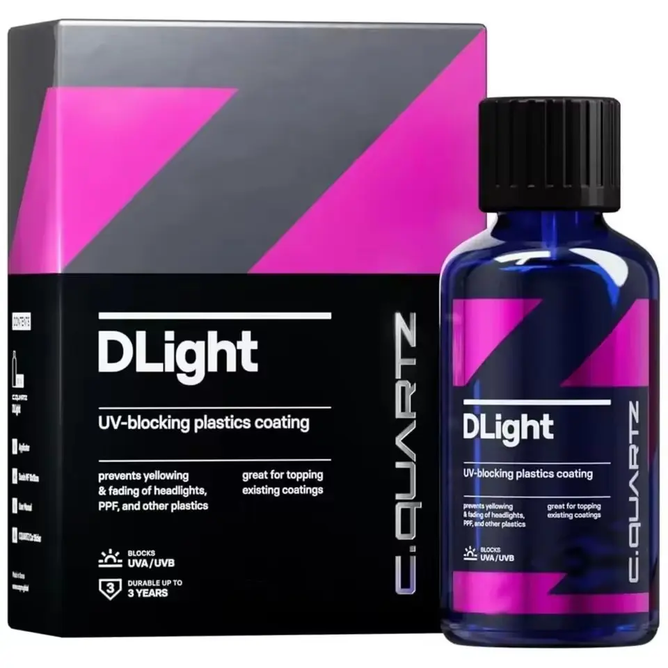 For Car CQUARTZ DLight UV Ceramic Headlight Coating Long-Lasting Protection Coating for Car Care Headlights and PPF Plastics