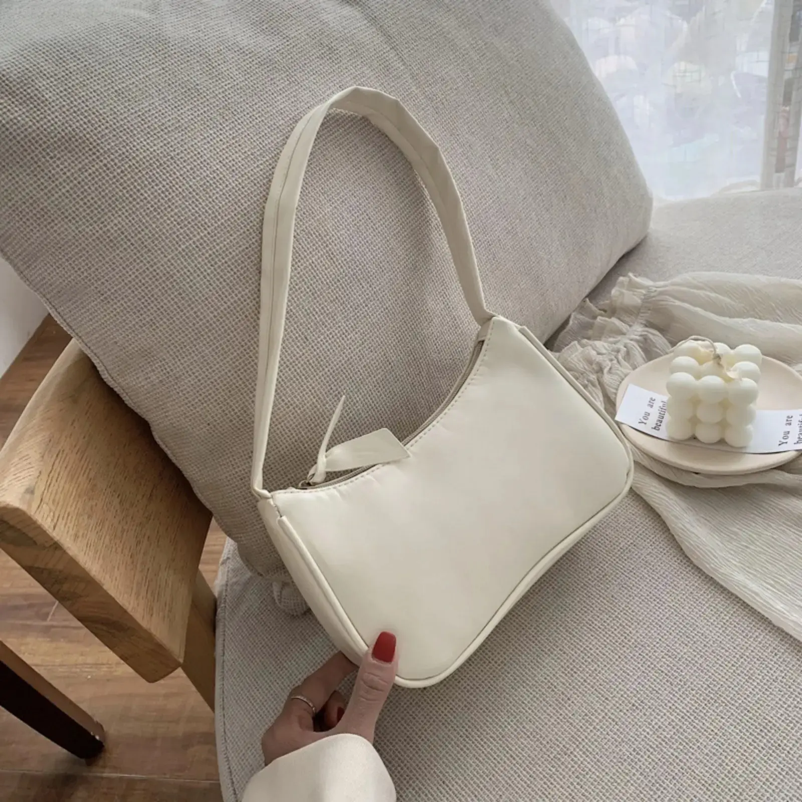Women's Minimalist Shoulder Bag, 3-Way Convertible Casual Purse with Adjustable Strap, Top Handle Crossbody for Work & Daily Outings, Adjustable Strap Bag, Bohemian Crossbody Bag
