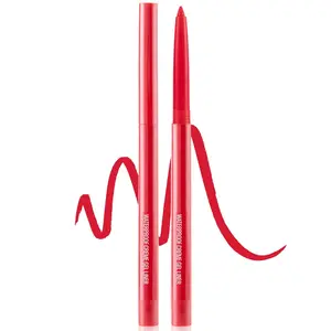 Eyeliner Pencil Quick-Drying Eye Liner Pencils Long-Lasting Multi-Use Water-proof colored eyeliners Pigmented Eye Liner Pen (Red)