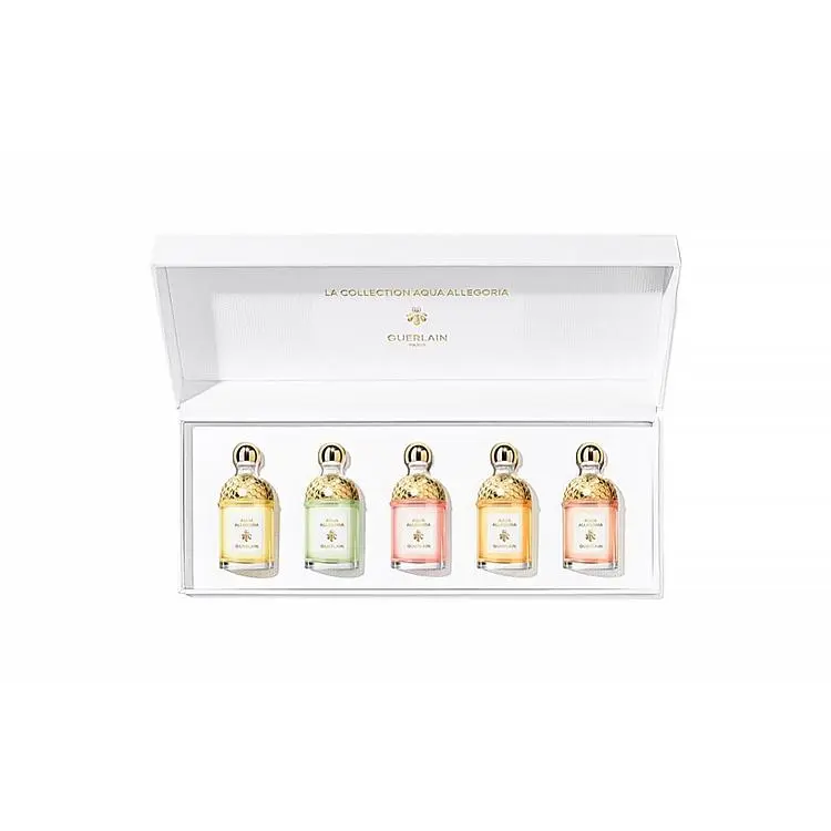 GUERLAIN Flower Grass Water Language Perfume Sample Set Eau De Toilette Floral Fruity, Neroli Citrus Rose
