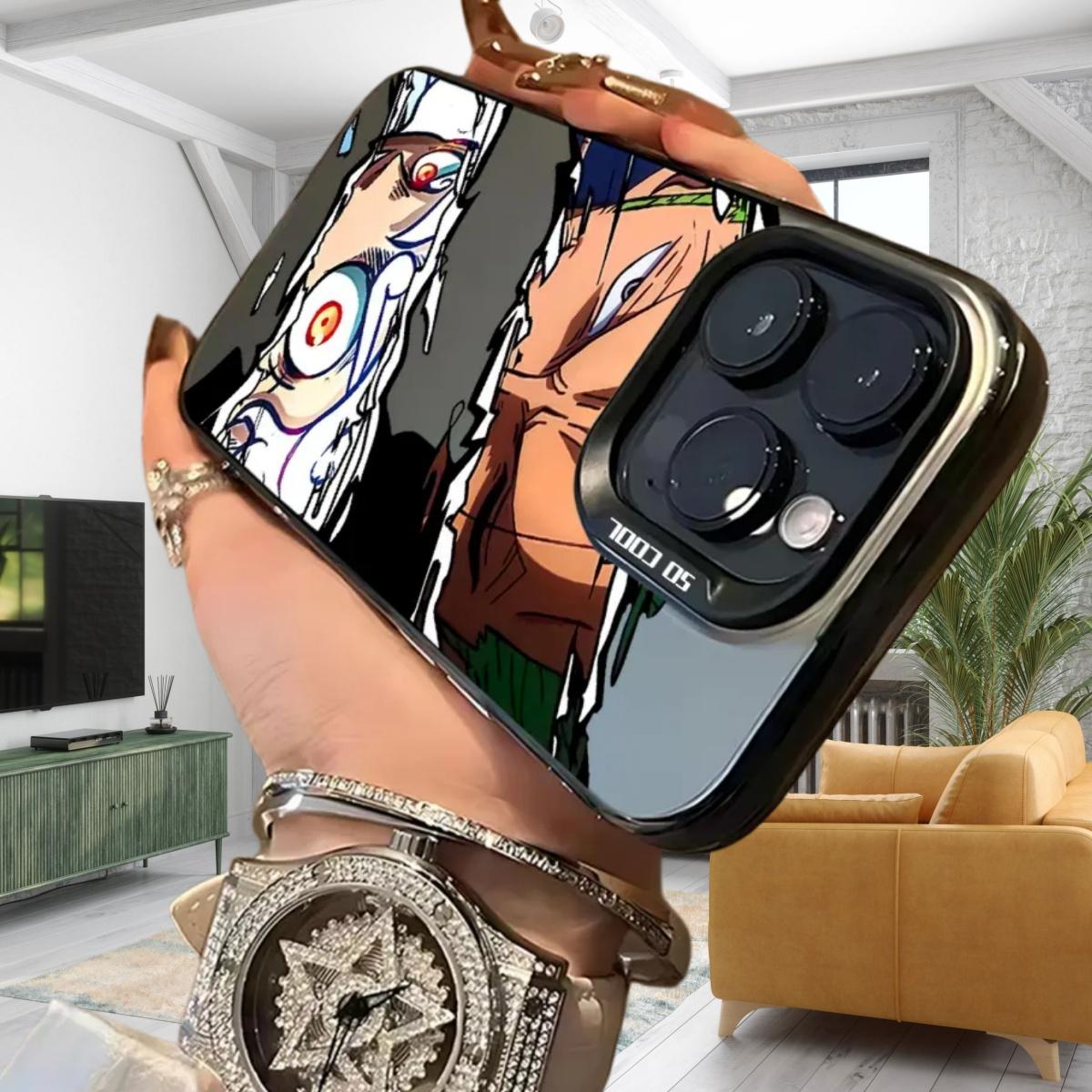 Anime O-One-s New L-Luffys Protective Phone Case Casing Suitable for iPhone 17 Air 16 15 14 13 12 11 Pro Max Plus Samsung S26 S25 S24 S23 S22 Plus Ultra Anti Fall Matte Back Cover