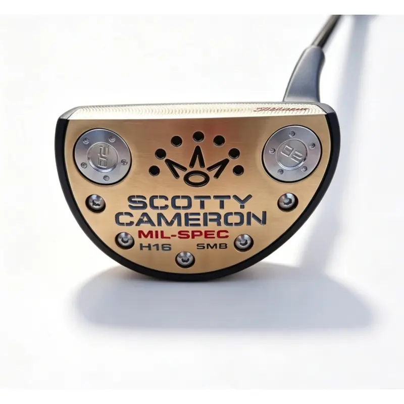 The latest 2026 model high-performance golf half-round putter is balanced and stable, suitable for outdoor sports