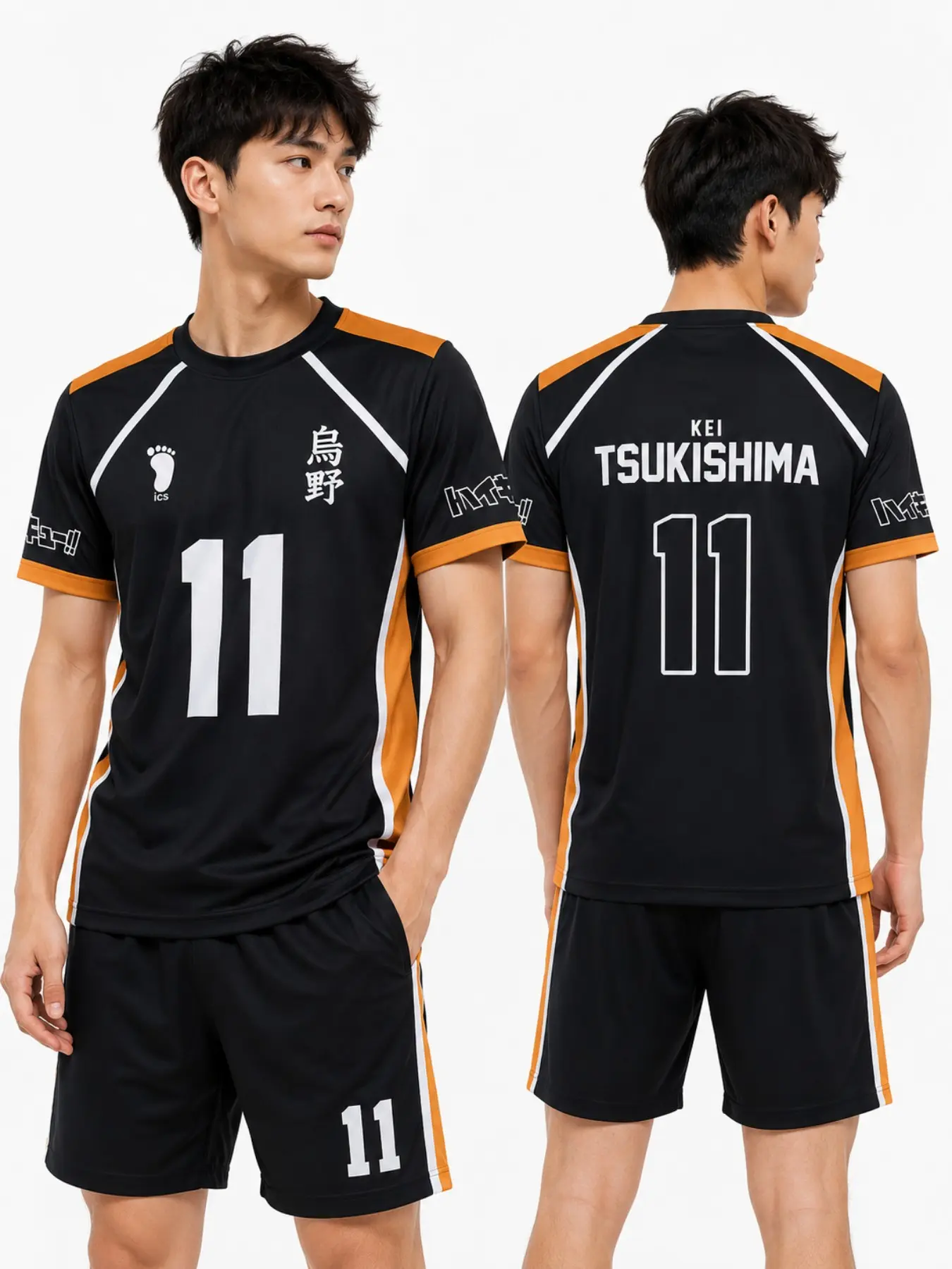 Haikyuu Fukurodani Hinata Cartoon Anime Cosplay Men Jersey Summer Short Sleeve Children Tee Top 2026 New Fashion