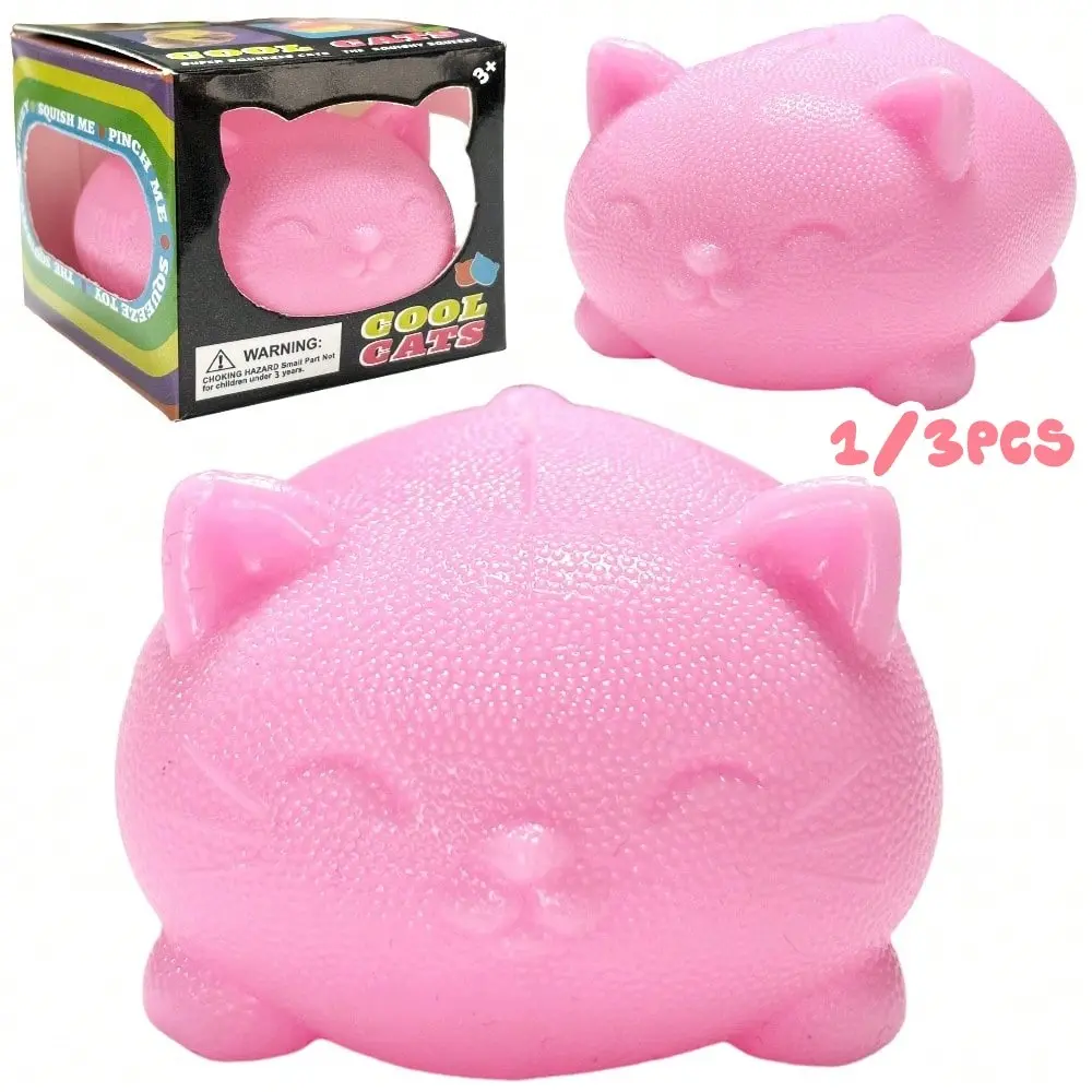 Maltose Cool Cat Sensory Squeeze Toy, TPR Kawaii Squishies, Cute Squishy, Stress Relief Toy, Unisex Gift, Birthday Present, Classroom Prize, Christmas Stocking Filler