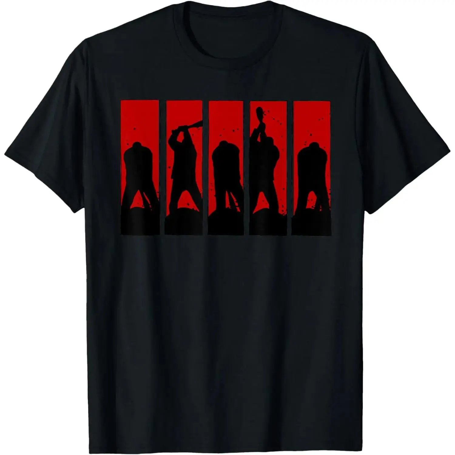 100% Cotton The Walking Dead Here's Negan 5 Panel T-Shirt Fashion T Shirts Crewneck T Shirt