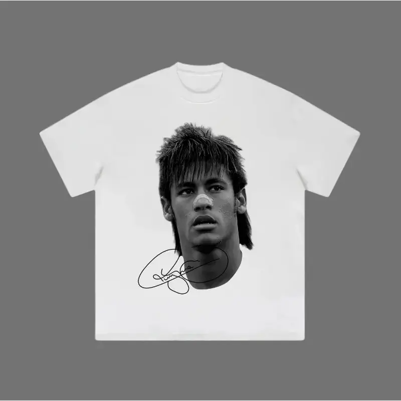 Big Head T-Shirt, Neymar Vintage Tee, Unisex Soccer Shirt, Sweatshirt, Graphic Tees, Menswear Womenswear Streetwear
