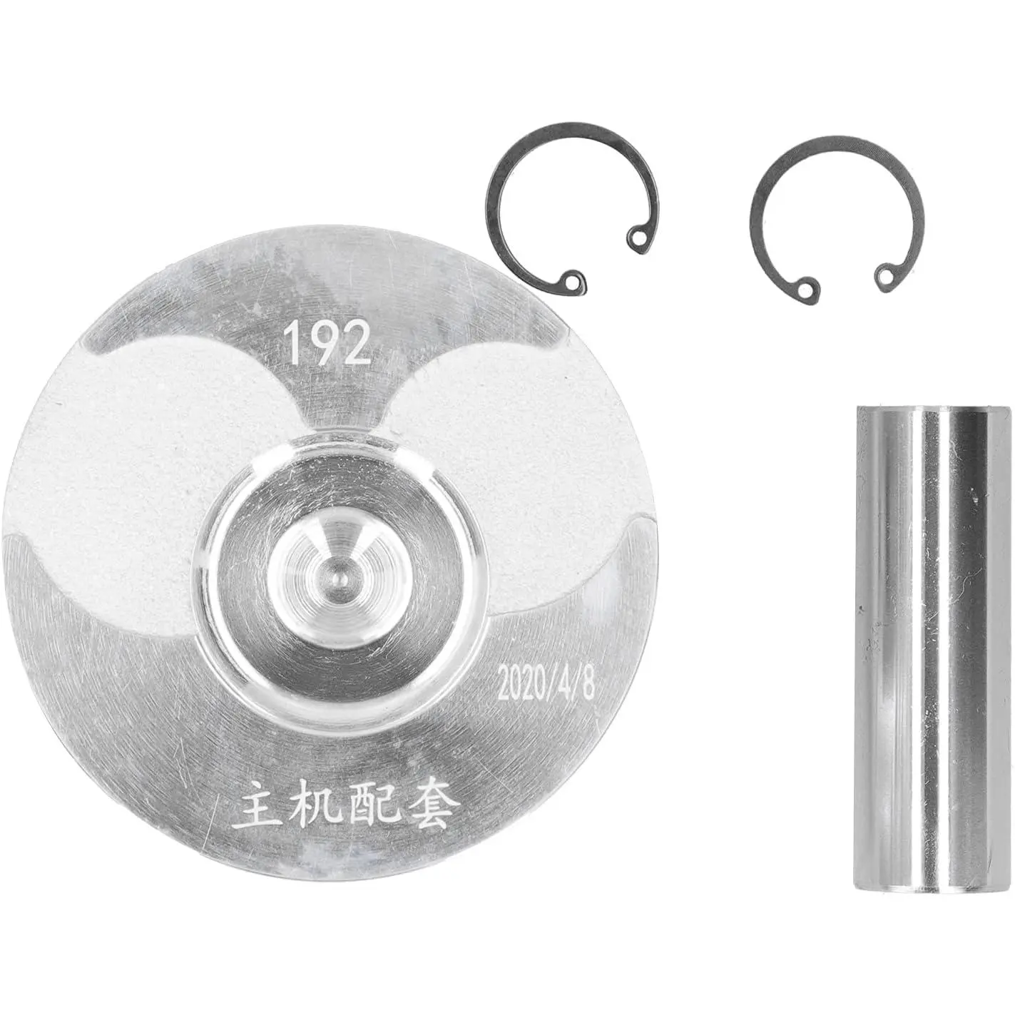 92mm Alloy Engine Piston Kit Compatible with 192F Air Cooled Systems - Replacement Piston Assembly including Ring Pin and Circlips Mechanical Replacement Accessories