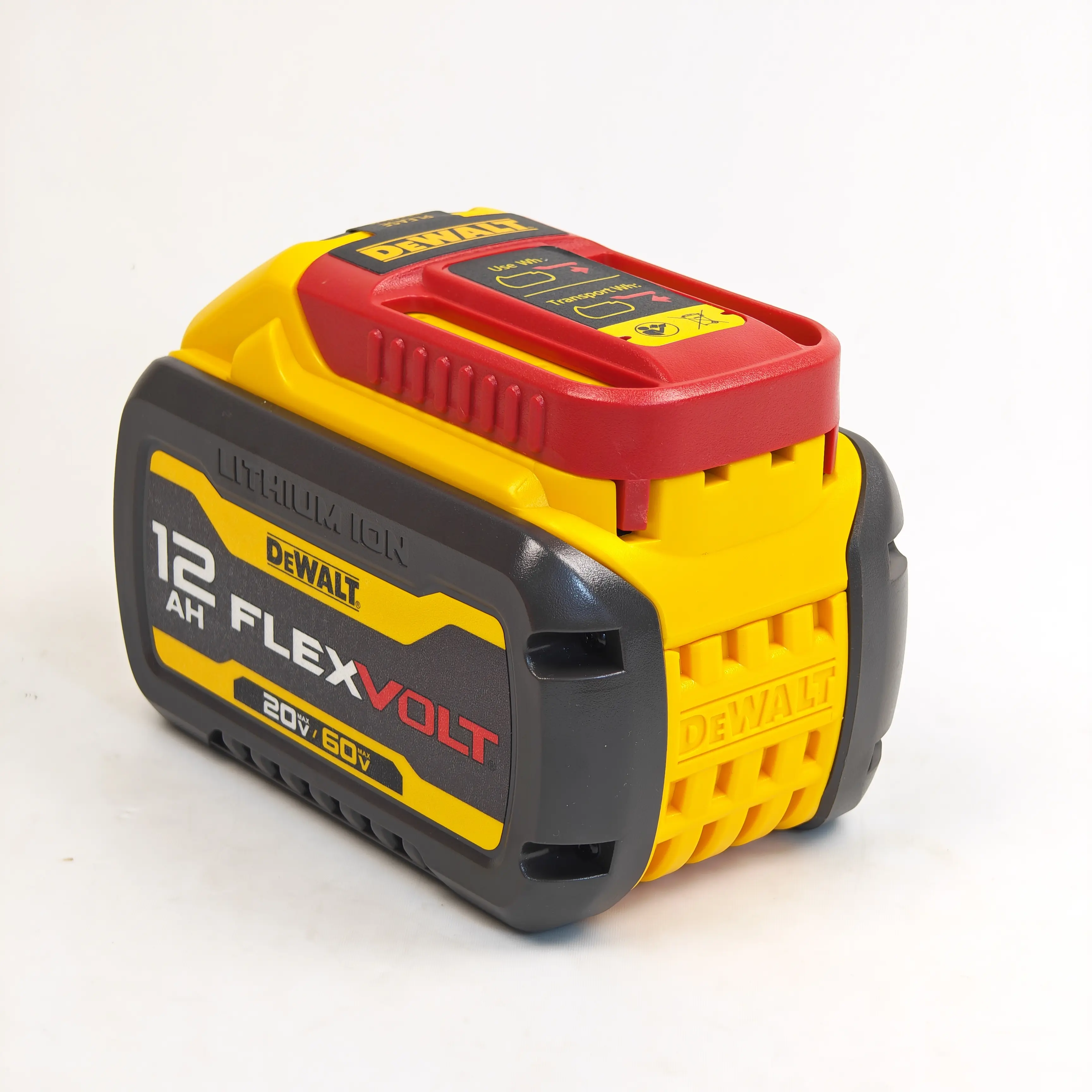 Upgraded DeWALT FlexVolt 12Ah 20V-60V MAX Lithium Ion Battery for Power Tools, Cordless Power Tools, Extended Runtime, Auto Switch Tech, Overcharge Protection, Batteries