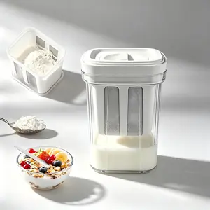 Greek Yogurt Maker 1300/2000ML, BPA-Free PP Material, Filter Bag Included, Ideal for Separating Whey, Making Kefir, Tofu, Cheese