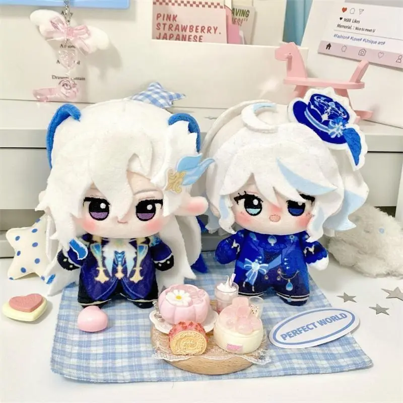 2026 hot itemGenshin Impact Plush Dolls Furina Focalors Neuvillette Wriothesley Navia Game Cartoon Anime Figure Stuffed Toys Pendant Keychain