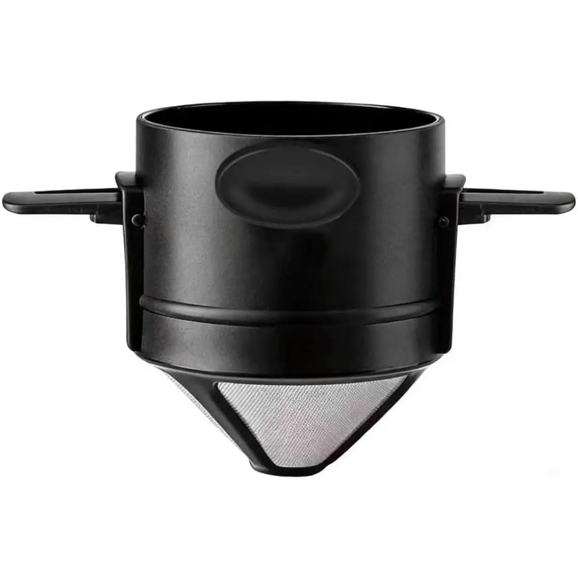 Pour Over Coffee Maker,Portable Stainless Steel Reusable Coffee Filter, Mini Collapsible Paperless Single Serve 1 Cup Coffee Dripper Cup Easy To Clean For Travel Camping