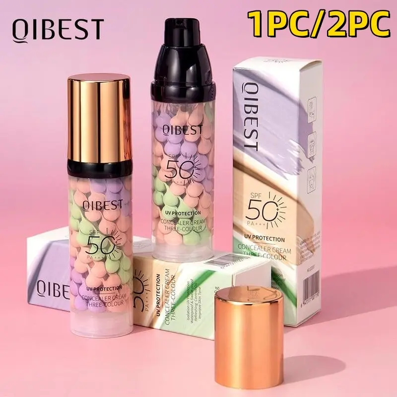 3 in 1 Color Correcting Serum and Sunscreen SPF 50 Pa+++, Moisturizing Formula for Radiant Skin, Oil Control Hydrating and Even Skin Tone, Facial, Hydrate