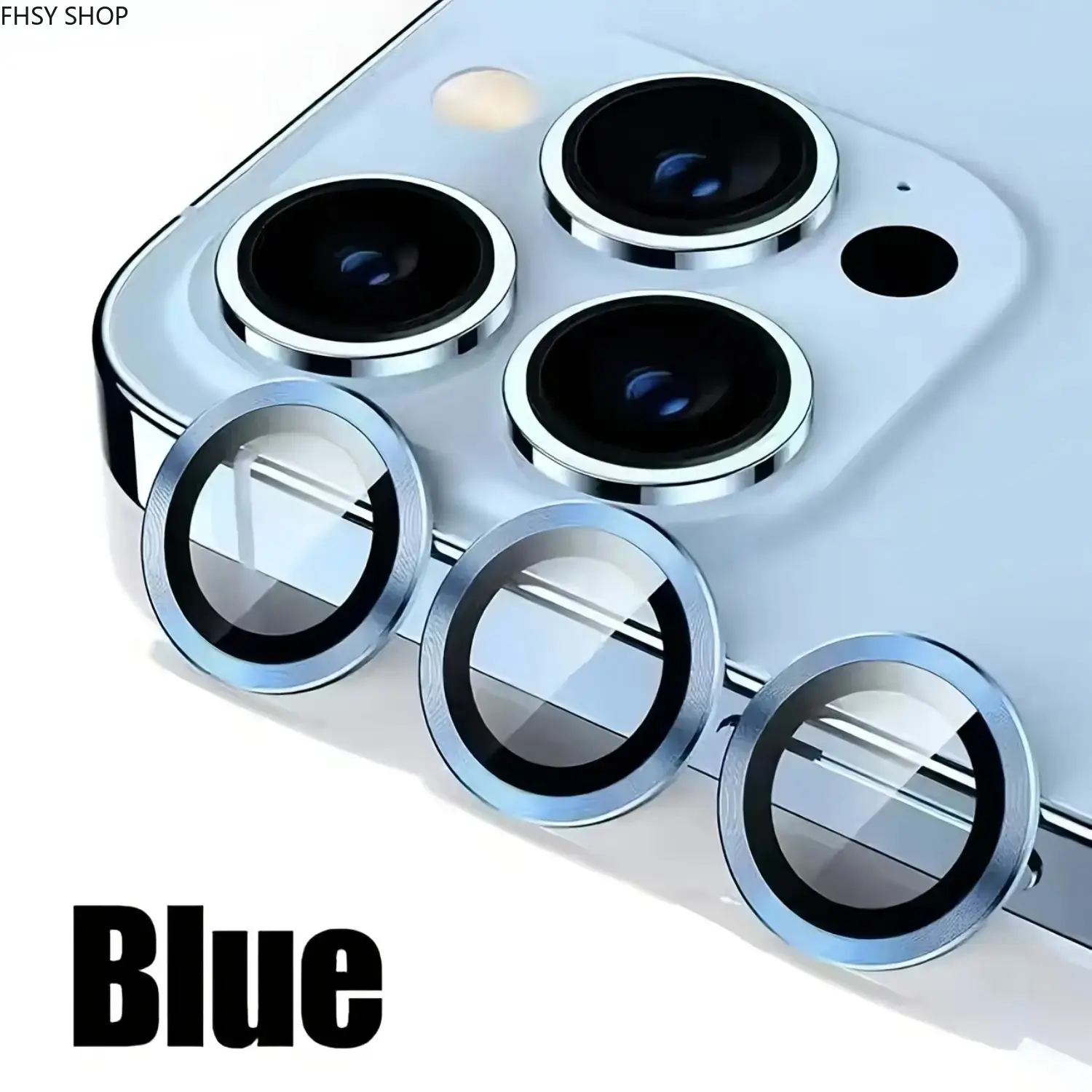 10-Pack 9H Tempered Glass Camera Lens Protectors for iPhone 15-17 Pro/Pro Max, Anti-Scratch High-Transparency Accessories with Bubble-Free Application