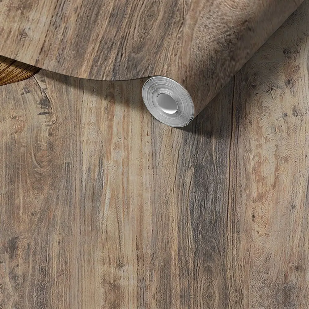 Distressed Vintage Wood Peel and Stick Wallpaper, Rustic Farmhouse Decor for Bedrooms & Living Rooms, Mould-Proof, Perfect for Weddings & Housewarmings, Decorative Wallpaper, Self Adhesive Wallpaper