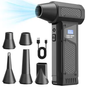 One piece of Portable 150w High-Speed Turbine Fan air duster, Inflatable and Rechargeable multi-functions home and car cleaning electric appliance