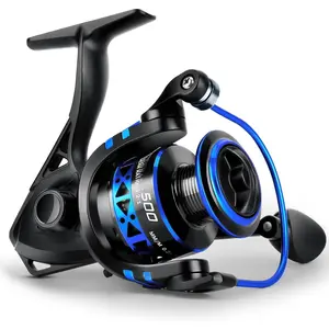 Centron & Centron Lite Spinning Reels, Size 500 is Perfect for Ice Fishing, Up to 17.5 Max Drag, 5.2:1 Gear Ratio, Ultra Smooth Powerful, CNC Aluminum Spool, 9+1 BB Light Weight