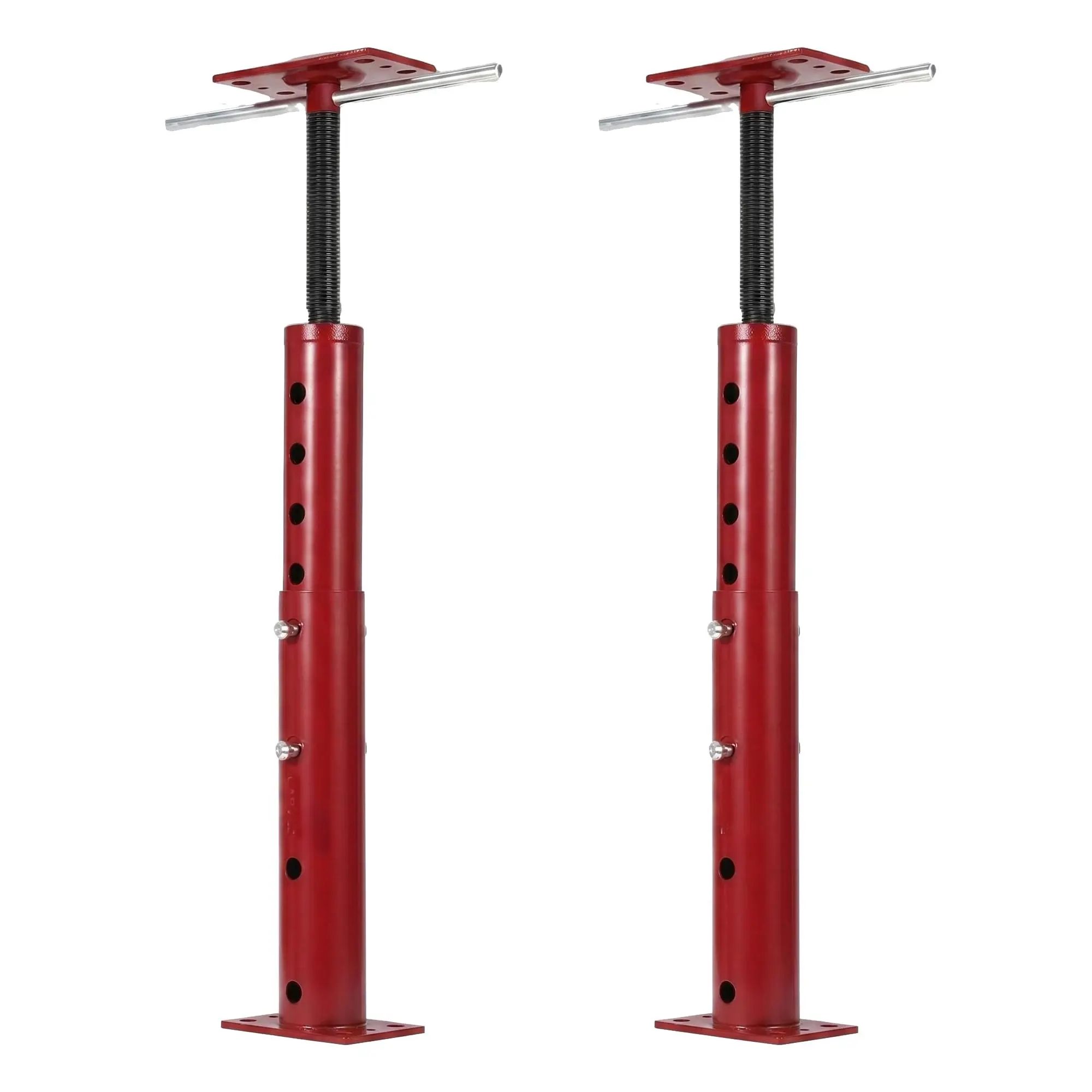 2 Pack Jack Post, 53"-93" / 19"-36" Height Range, House Floor Jack for Leveling, 18000 LBS Lifting Joist Beam Basement Jacks, Adjustable House Jacks for Lifting