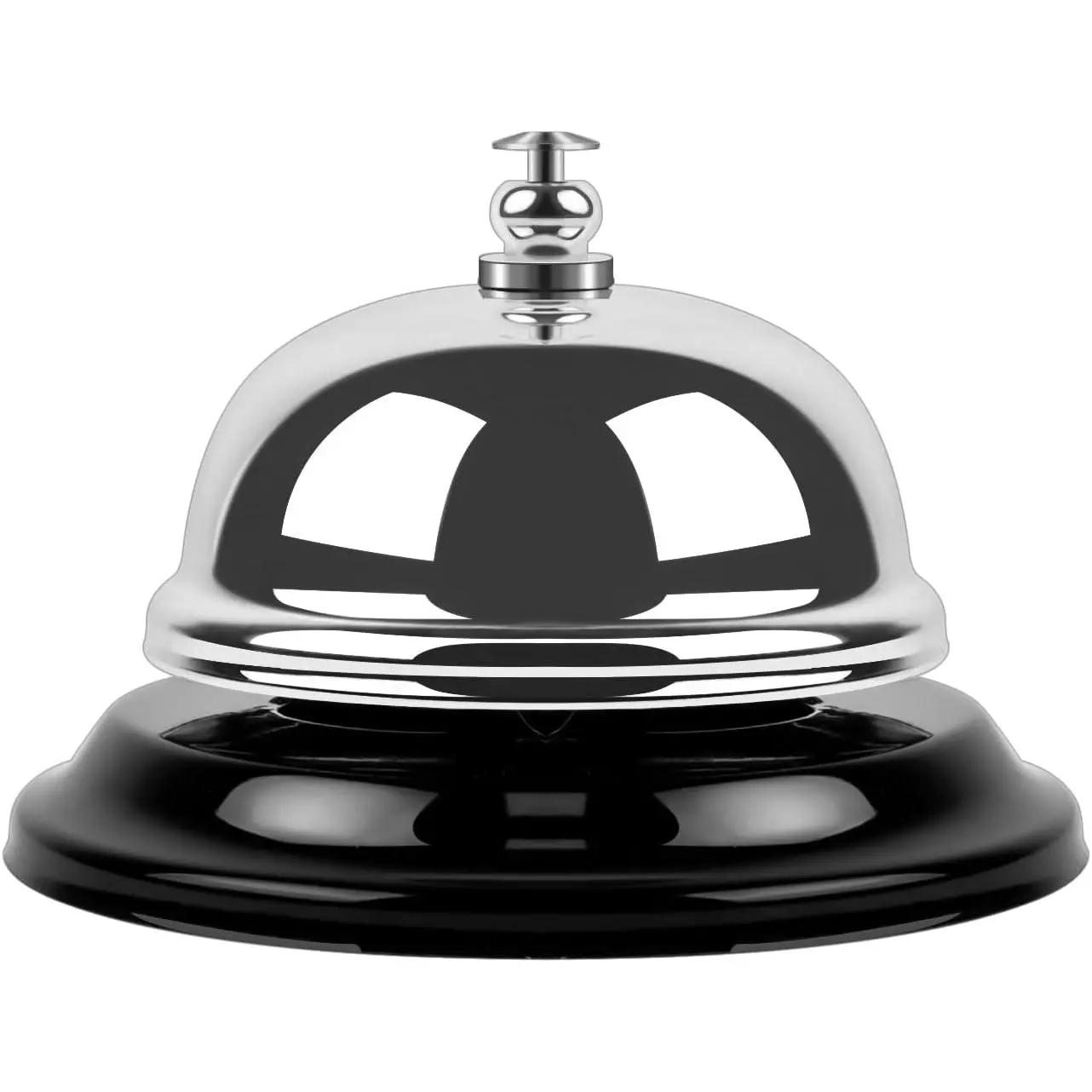 Anyongora Bell for Desk – Loud & Clear Call Bell & Service Bell with Matte Anti-Rust Steel, Small 3.35" Footprint, Durable Design for Restaurants,Schools, Reception, and Hotel Use