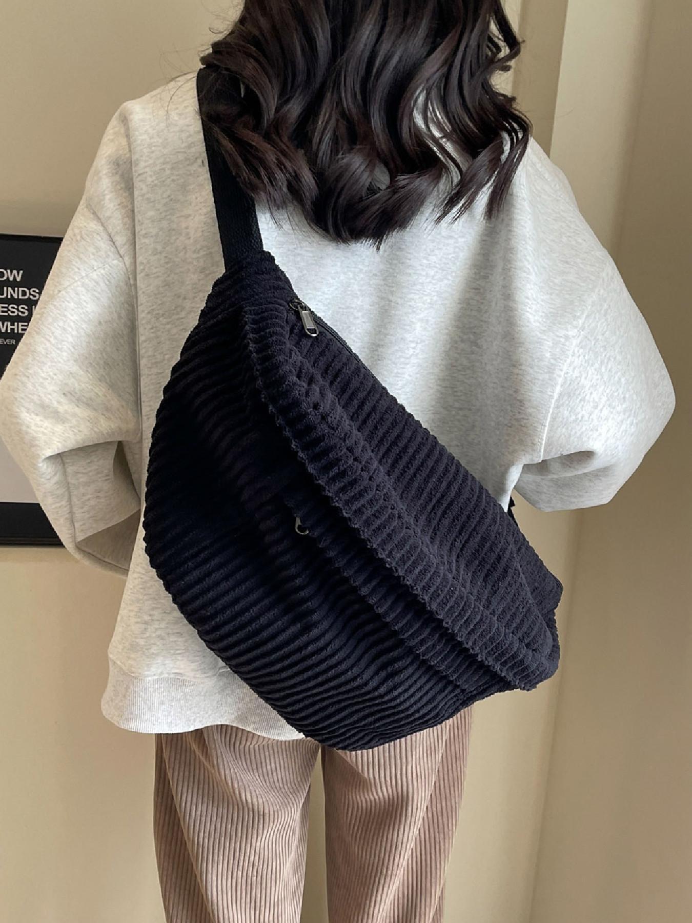 Women's Plaid Quilted Fanny Pack, Fashion Zipper Belt Bag, Large Capacity Casual Crossbody Bag, Adjustable Strap Vintage All-Match Bum Bag Women's Plaid Quilted Fanny Pack, Fashion Zipper Belt Bag, Large Capacity Casual Crossbody Bag, Adjustable Strap Vintage All-Match Bum Bag